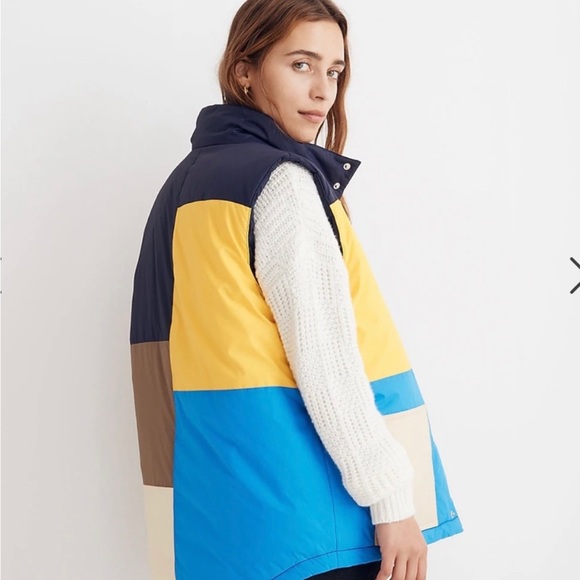 KULE Chandler Vest Patchwork Colorblock Puffer Vest
Size X Large
NWT - Picture 2 of 7